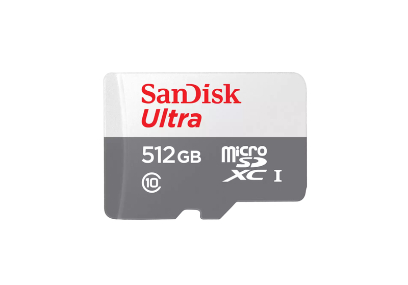 SanDisk Ultra microSD Card 512GB White Gray