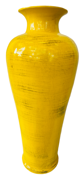 Vase Ceramic - Megan - Décor Essentials .YELLOW