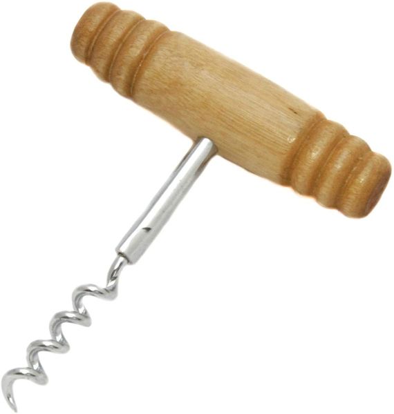 T-Style Corkscrew With Wooden Handle