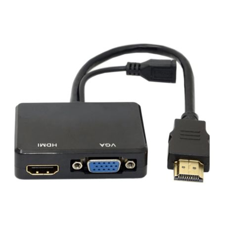 Vga Splitter Adapter To Connect Two Monitors Ft VGA To 2x VGA