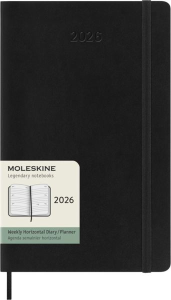 2026 12m Black Large Wkly Hor Soft