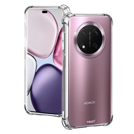 TRON Shockproof Transparent Gel Case Compatible with Huawei Honor X9c 5G Image