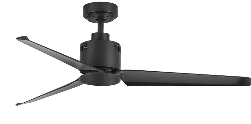 Modern Matt Black Ceiling Fan with Quiet Operation - FCF063 Matt Black