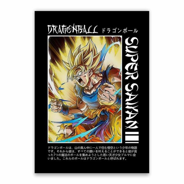 Dragonball Super Saiyan Poster - A1
