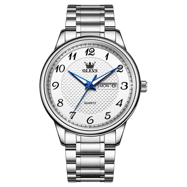 Aged Waterproof Dual Calendar Digital Men's Watch