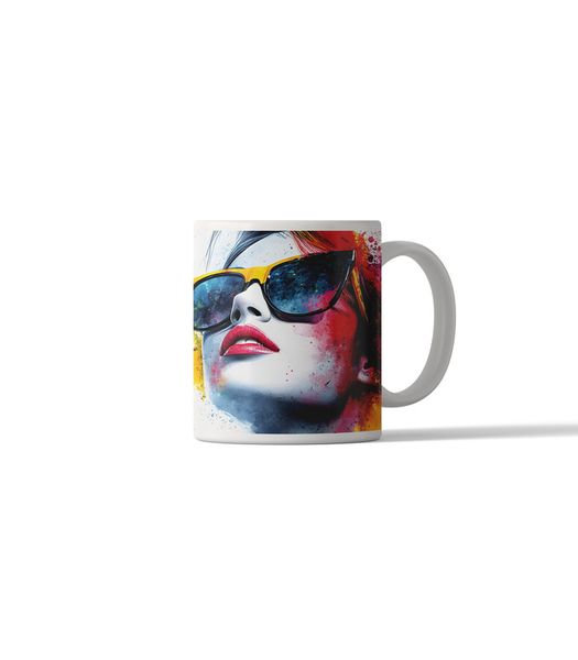 Retro Girls DSG 8 Printed Coffee Mug