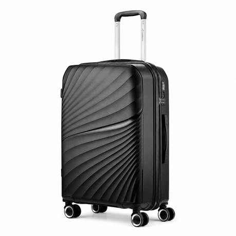 Travelwize Quartz Polypropylene Hard Shell Spinner Luggage with TSA Lock