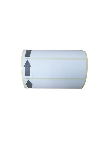 100x30 White Thermal Black Arrow 5 Rolls Per Box