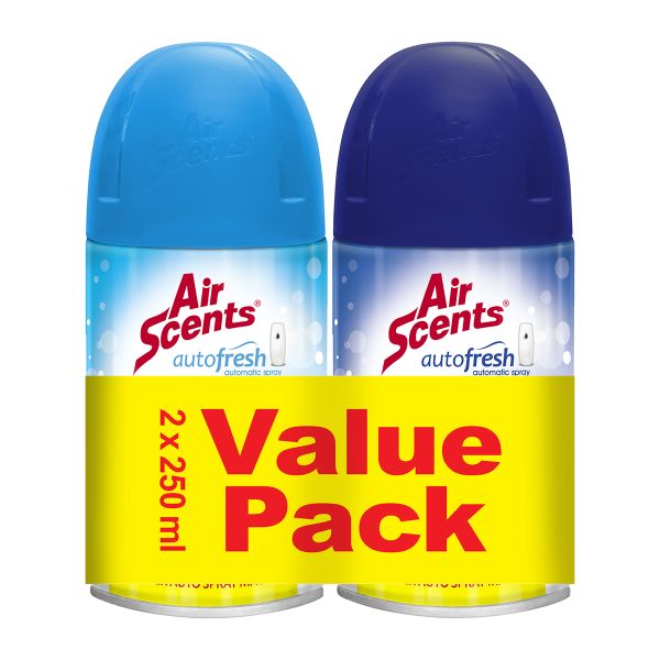 Air Scents Automat Refill 2 x 250Ml Fresh Linen And Cotton fresh