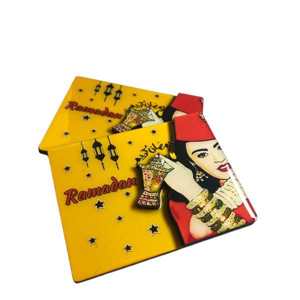 2 Pack Ramadaan Fridge Magnets - Islamic Ramadan Home &amp; Kitchen Decor