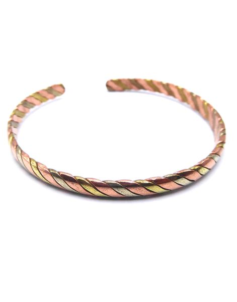 Copper and Brass Bracelet