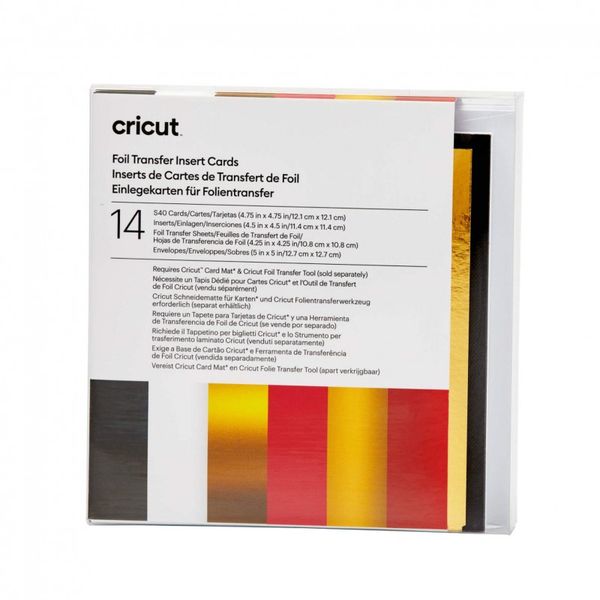 Cricut Insert Cards Foil Royal Flush S40 (12;1 Cm X 12;1 Cm) 14-Pack