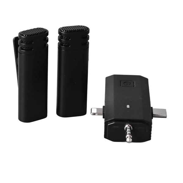 3-in-1 Wireless Lavalier Mic System