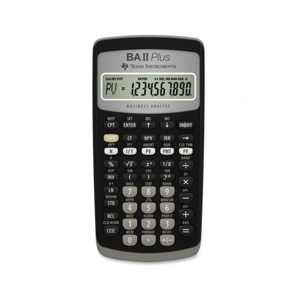 Texas Instruments BA ii Plus Financial Calculator - Black