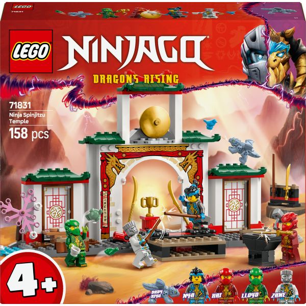 LEGO® NINJAGO® Ninja Spinjitzu Temple Action Toy Playset 71831