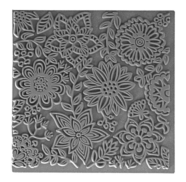 Cernit Texture PlatePlate - 9x9cm - Blossoms