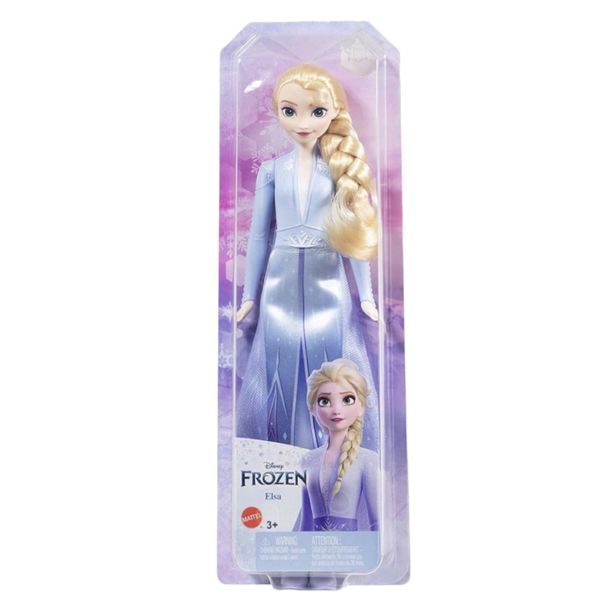 Disney Frozen Queen Elsa Doll Blue Mattel