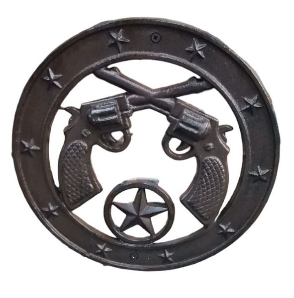 Cast Iron Patriotic Star Wall Decor Timeless Americana Tribute