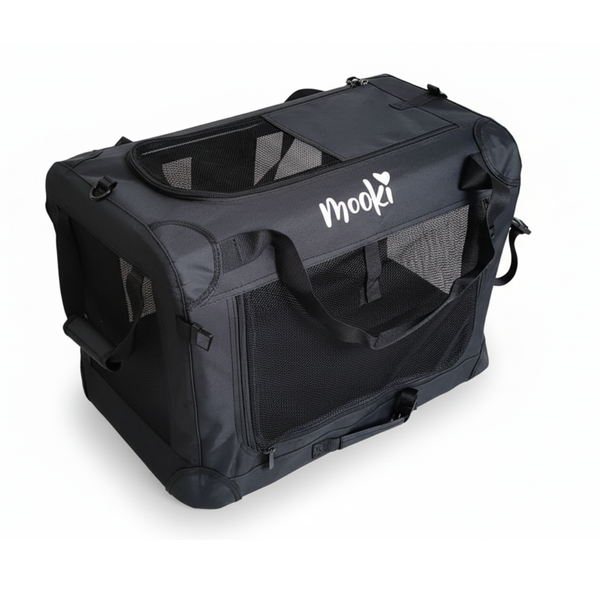 Mooki Foldable Pet Travel Carrier | Lightweight, Portable &amp; Space-Saving