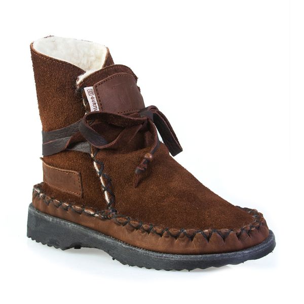 Gurmuki Men's Sheepskin Wool Ankle Boots image