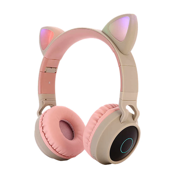 Cat Ear 5.0 version Wireless Bluetooth Headphones GG-BT028 - Purple