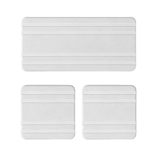 3 Pack Diatomite Coasters Water Absorbing Stone Trays For Bathroom/Kitchen.