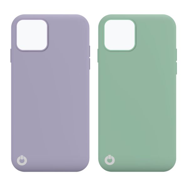Toni Twin Silicone Case Apple iPhone 12 Pro Max - Violet/Turquoise