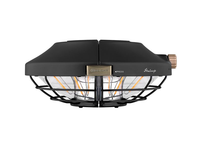 Olight Haloop black LED camping Light, 600 Lumen, Rechargeable
