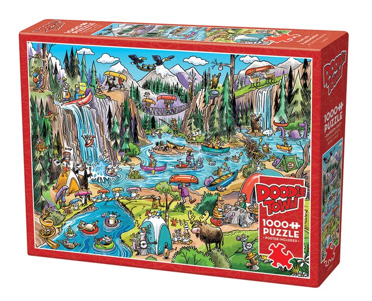 Cobble Hill DoodleTown - Portage Pandemonium 1000 Piece Puzzle