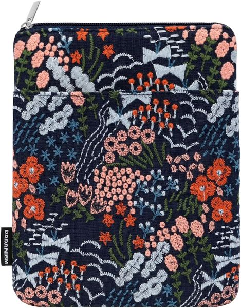6-7 Inch Universal Embroidered Sleeve for Paperwhite eReader 7" Colorsoft