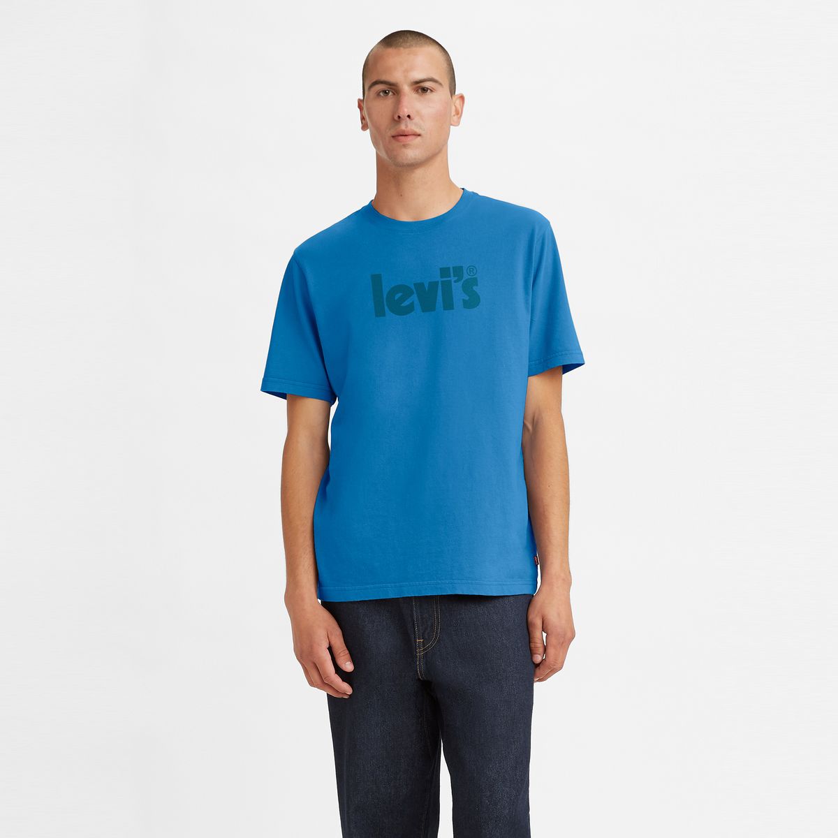 Levi's® Men's Relaxed Fit Short Sleeve Graphic T-Shirt - Poster Blue ...