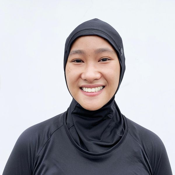 Kiprun Women's Running Hijab - Black