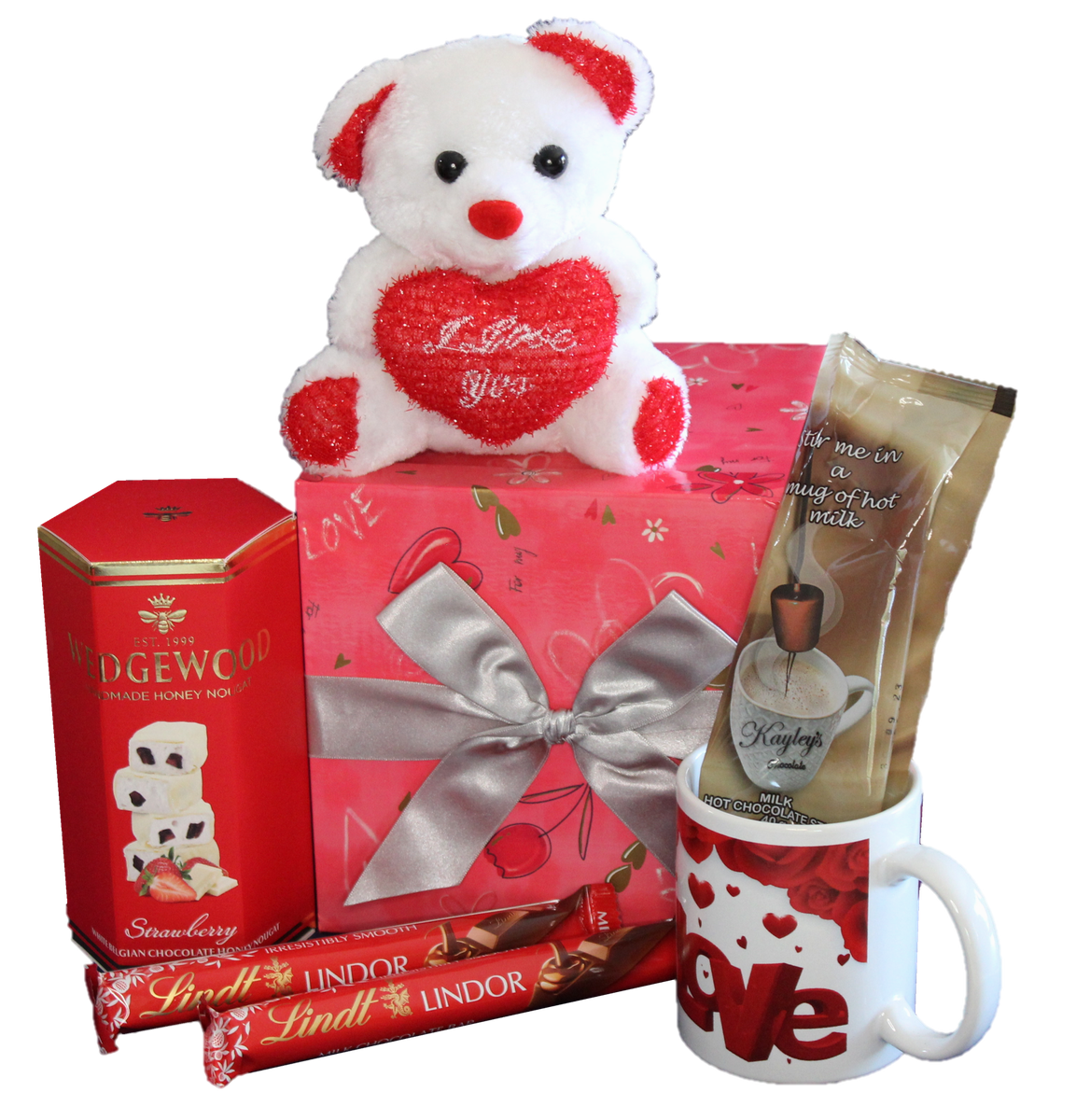 Valentines Day Nougat, Mug & Teddy Chocolate Gift Box | Buy Online in South Africa | takealot.com
