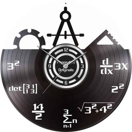 Pappa Joe Custom Vinyl Wall Clock Maths Online In South Africa Takealot Com