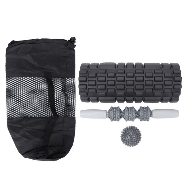 3 in 1 Foam Roller Set with Massage Roller Massage Ball for Muscle Fitness
