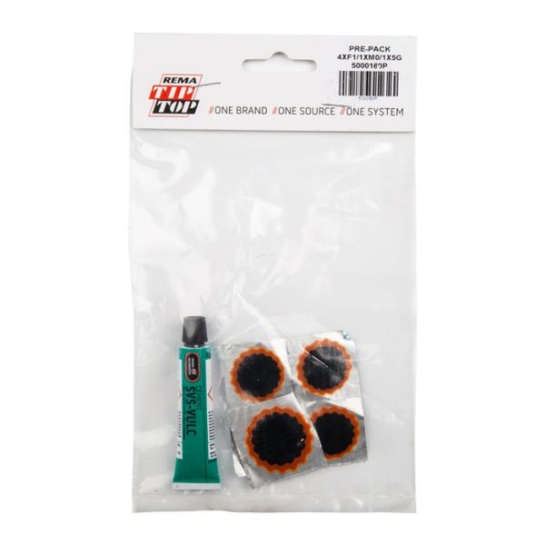 Bulk Pack 5 x Rema Tube Patch Kit Round 4xf11xno0