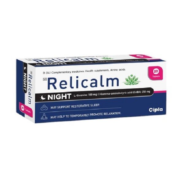 Relicalm Night 20 Tablets
