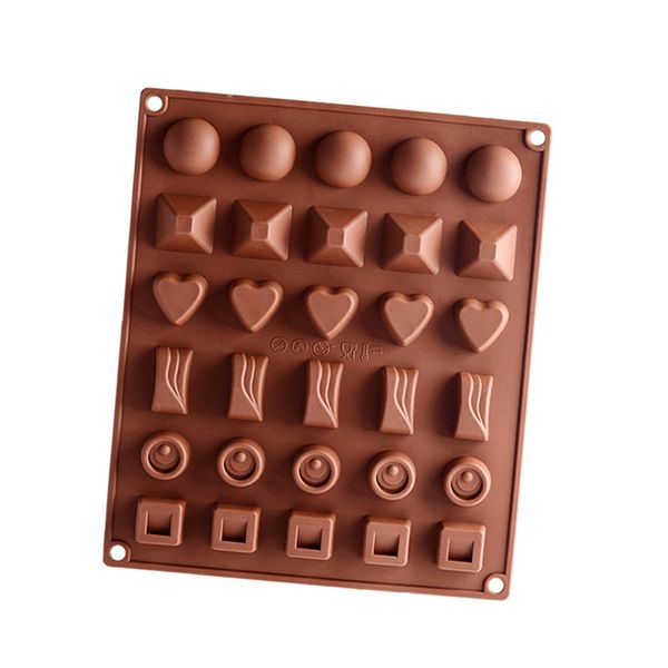 6 Shapes Silicone Cake Chocolate Ice Cube Baking Mold