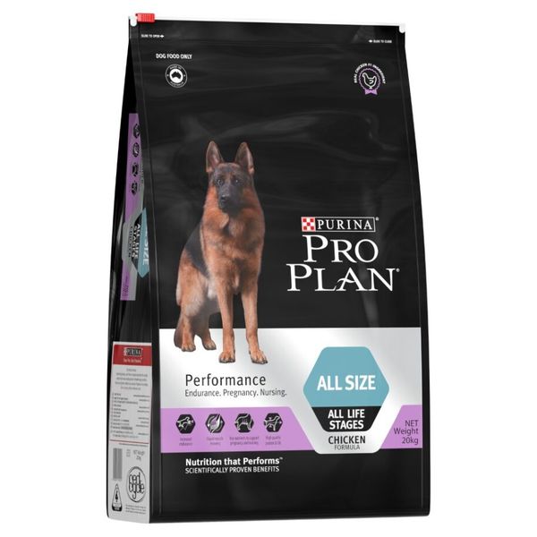 Purina Pro Plan Performance Dog Food 20kg