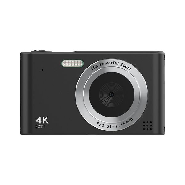 128G Kids Camera1080P, Vlog Camera Lanyard, 16X Zoom Anti Shake