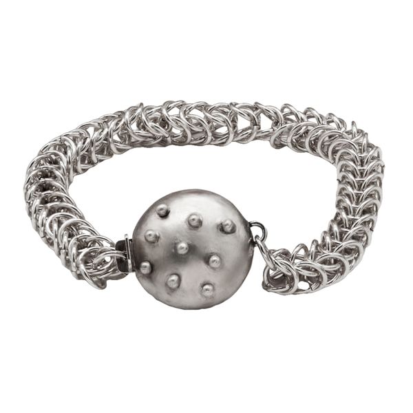 Solid Sterling Silver Organic Design Bracelet South African Handcrafted