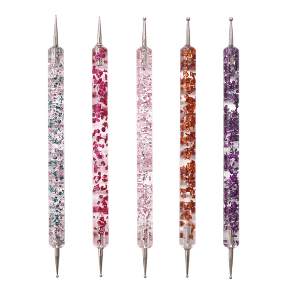 5 Pieces Double Heads Nail, Clay &amp; Dot Art Tools