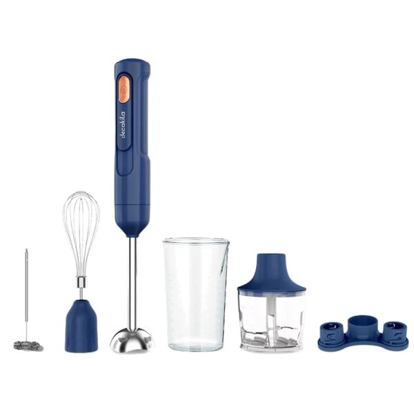Decakila - 5-IN-1 Cordless hand blender Set - 0.5L - Blue