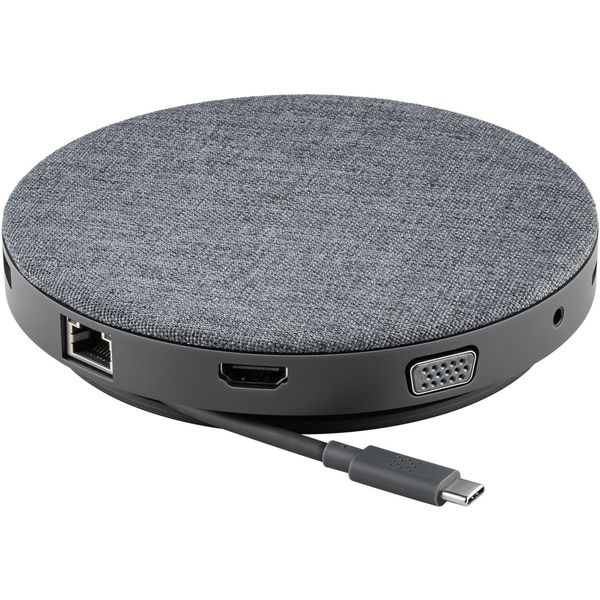 Goobay USB-C 11-in-1 Multiport Dock with Wireless Fast Charging and PD 100W