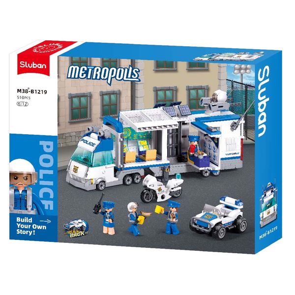 Sluban Building Set: Metropolis Police - Command Vehicle - 510pcs
