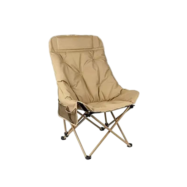 Padded Camping Moon Chair - 3-Position Reclining &amp; Portable