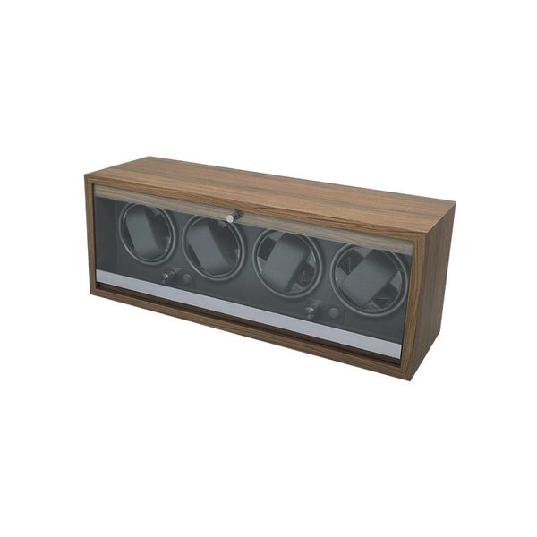 Watch Winder Box Automatic Watch Winder Rotating Watch Box-4 Grids