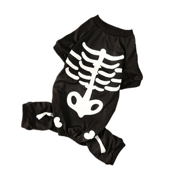 Halloween Glow-In-The-Dark Skull Costume for Cats &amp; Dogs