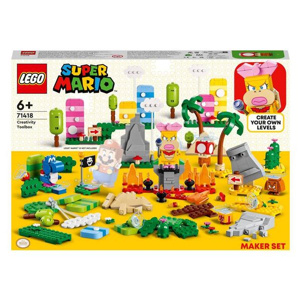 LEGO® Super Mario™ Creativity Toolbox Maker Set 71418 Building Toy Set (588 Pieces)