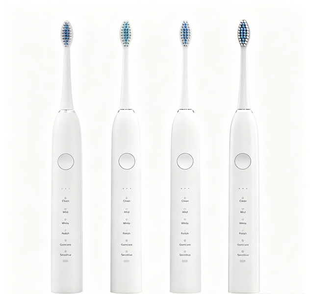 Ultra-Quiet,Sonic Electric Toothbrush,Multi-Mode Waterproof,Soft Bristles